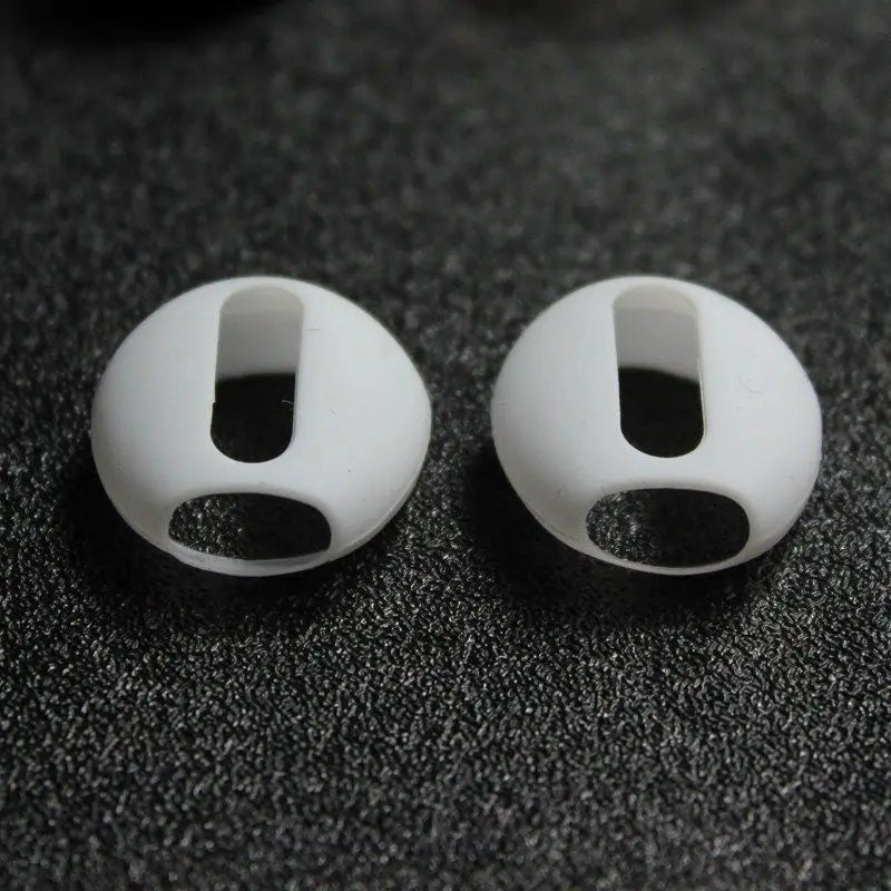 OLDWAY silicone ear pads for AirPods 1 and 2 in various colors including mint, black, and coral.