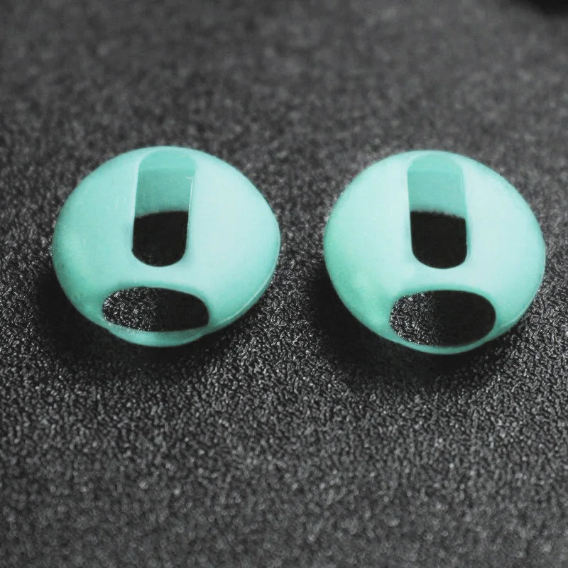 OLDWAY silicone ear pads for AirPods 1 and 2 in various colors including mint, black, and coral.