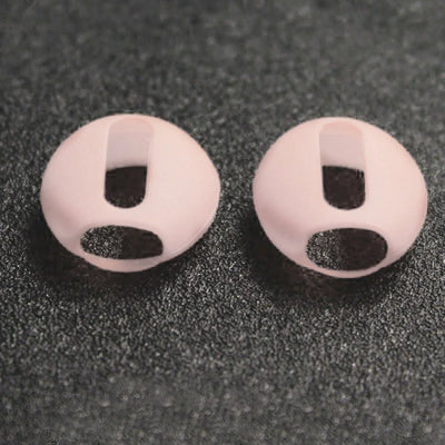 OLDWAY silicone ear pads for AirPods 1 and 2 in various colors including mint, black, and coral.