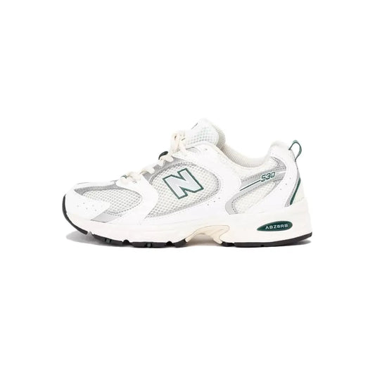 New Balance Womens 530 Sneakers White/White 7 Medium US