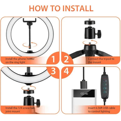 12 Inch Ring Fill Light, Mobile Phone Beauty Light, Live Broadcast Light