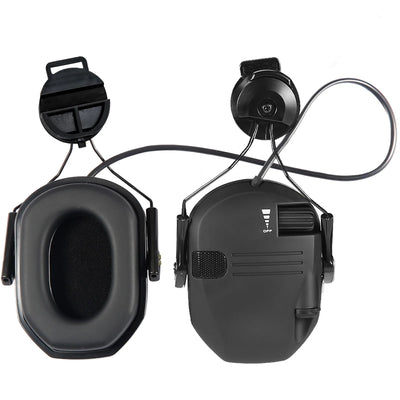 OLDWAY tactical anti-noise earmuff helmet-mounted version with adjustable headband and 23dB noise reduction.