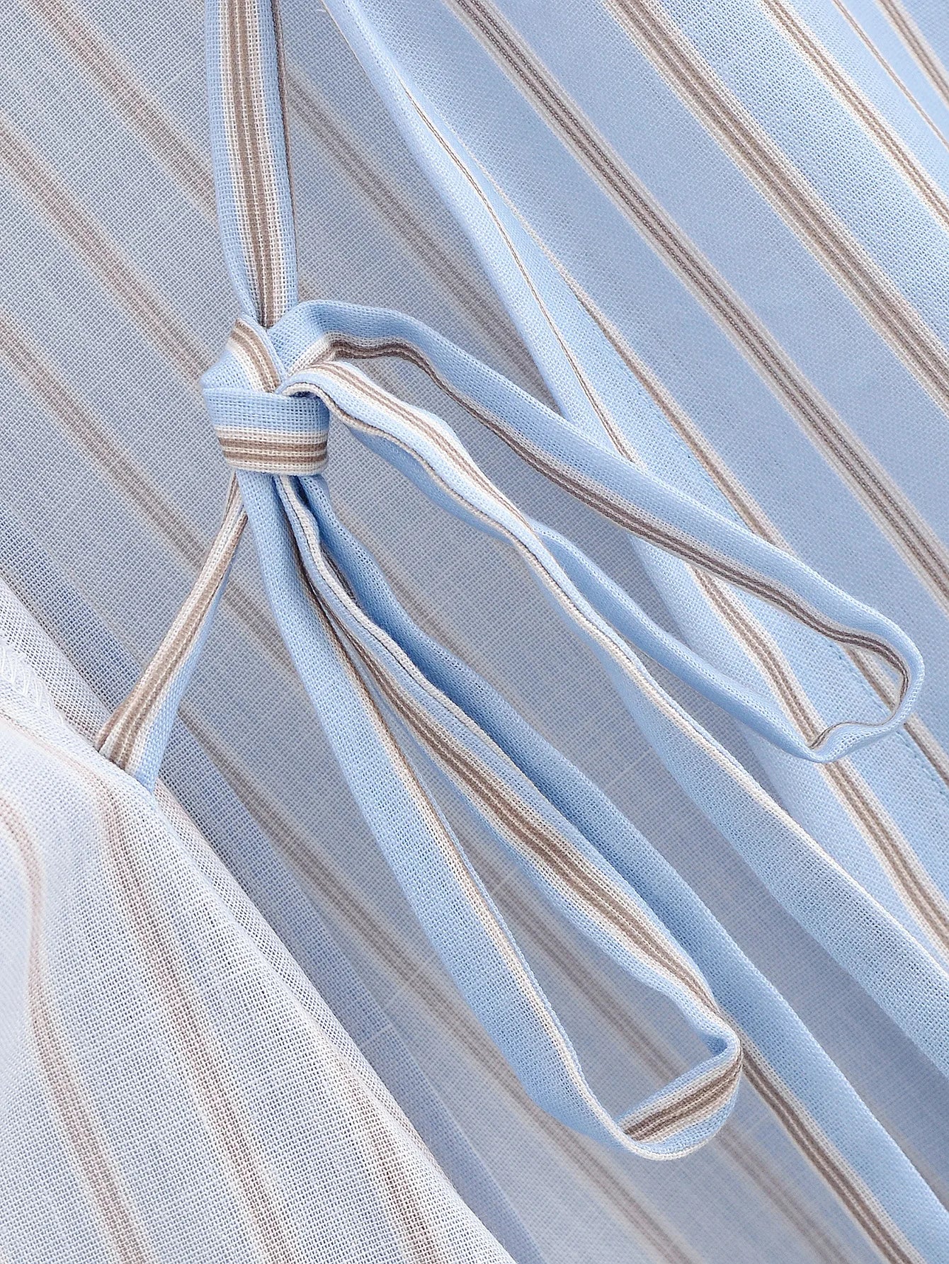 Women's clothing 2025 autumn new style, fashionable and versatile, simple and long-sleeved design, striped double-collar joint
