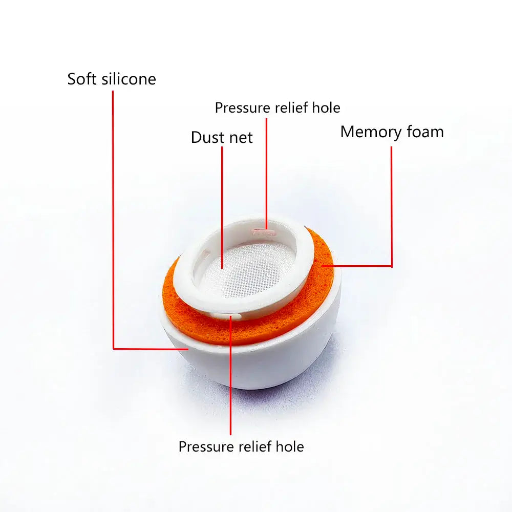 OLDWAY Memory Foam Ear Pads in sizes L, M, S for AirPods Pro Wireless Bluetooth, featuring a sleek design and comfort.
