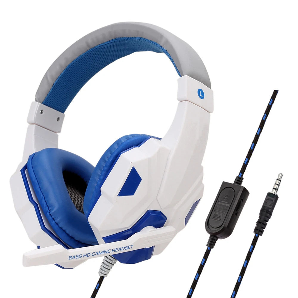 OLDWAY Wired Gaming Headset with Active Noise-Cancellation and Bass HD sound, designed for PS4, PS5, Xbox, and PC.