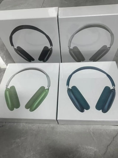 OLDWAY headset with long battery life and noise reduction, displayed in green packaging on a gray surface.