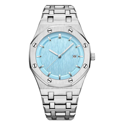Simple, atmospheric, classic, fashionable, polygonal, trendy, deep waterproof wristwatch