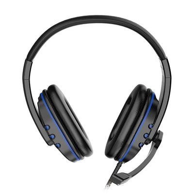 OLDWAY 3.5mm wired gaming headset with active noise-cancellation and adjustable microphone for PS4 and music.